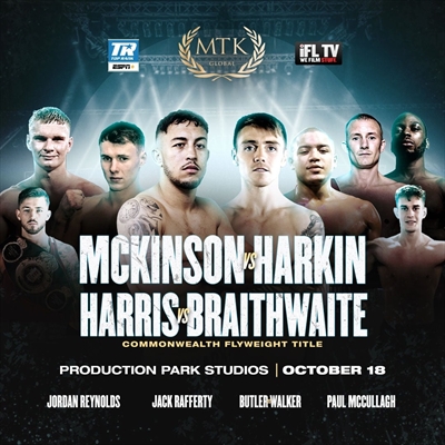 Boxing on ESPN+ - Michael McKinson vs. Martin Harkin