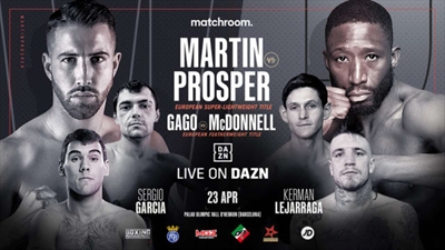 Boxing on DAZN - Sandor Martin vs. Kay Prospere