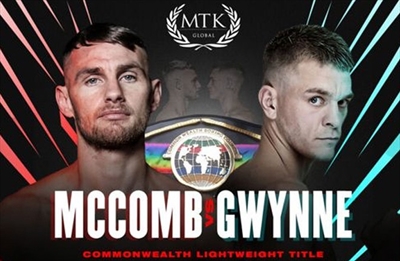 Boxing on ESPN+ - Sean McComb vs. Gavin Gwynne