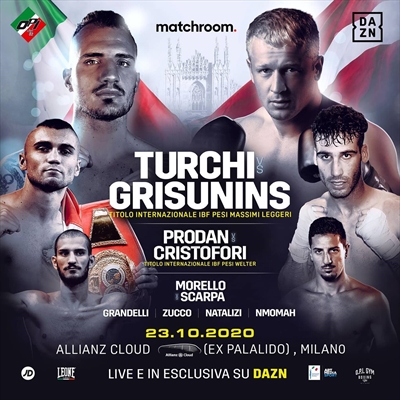 Boxing on DAZN - Fabio Turchi vs. Nikolajs Grisunins