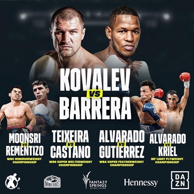 Boxing on DAZN - Sergey Kovalev vs. Sullivan Barrera