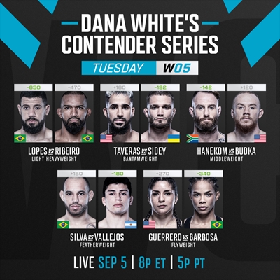 Dana White's Contender Series - Contender Series 2023: Week 5