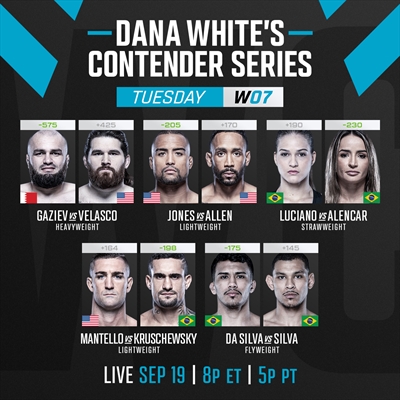 Dana White's Contender Series - Contender Series 2023: Week 7