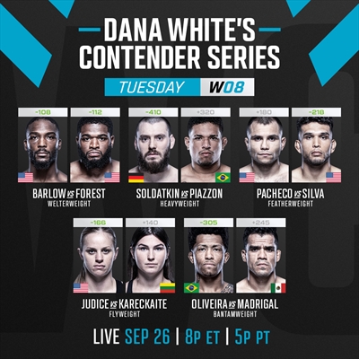 Dana White's Contender Series - Contender Series 2023: Week 8