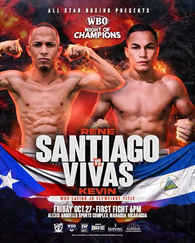 Boxing on ESPN+ - Rene Santiago vs. Kevin Vivas