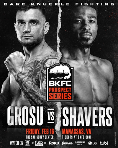 BKFC Fight Night Prospect Manassas - Grosu vs. Shavers