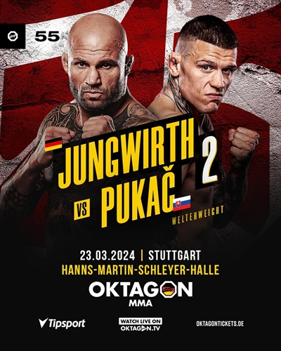 Oktagon MMA - Oktagon 55: Jungwirth vs. Pukac 2
