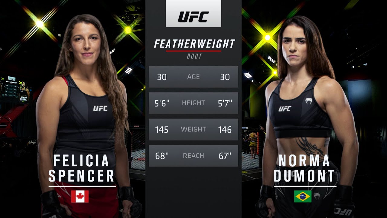 UFC Vegas 40 Free Fight: Norma Dumont vs Felicia Spencer Full Fight MMA Vid...